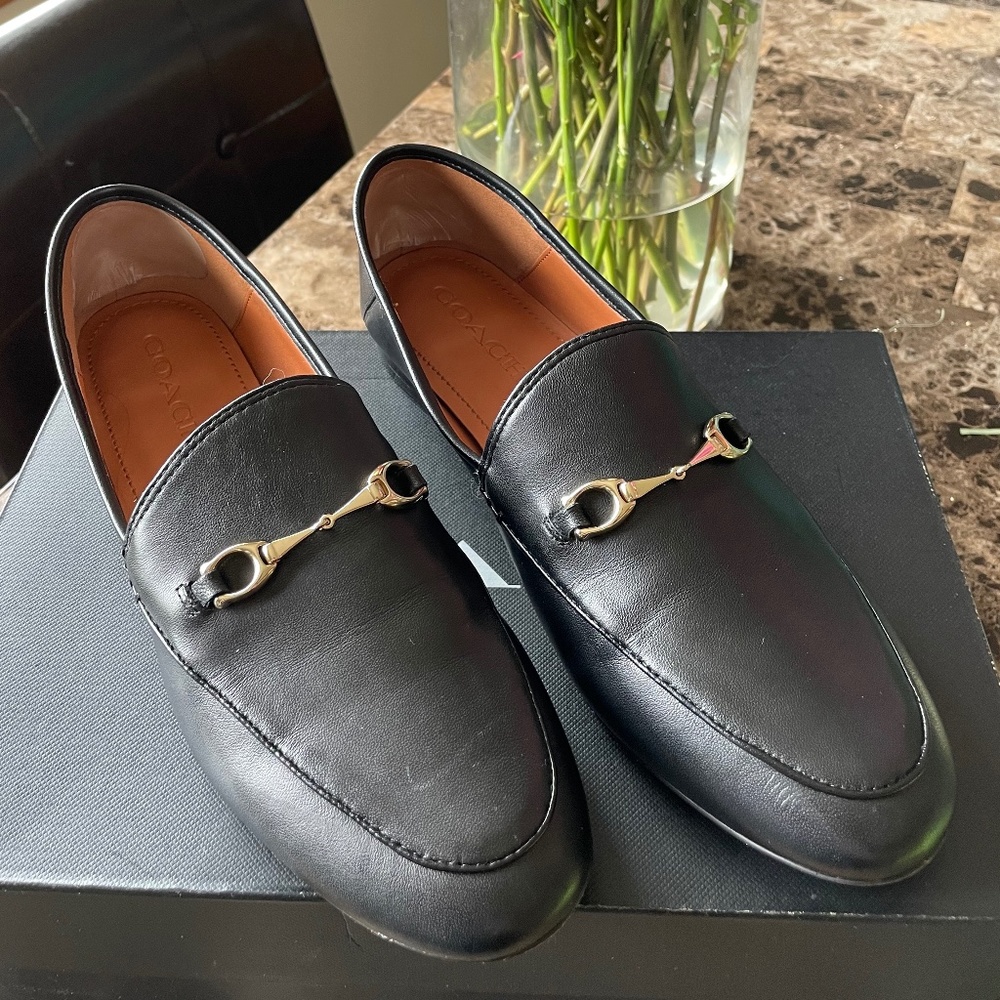 Coach Women's Black Loafers 8.5